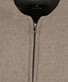 Ragman Solid Color Zip Cardigan College Collar Cotton Cashmere Vest Camel