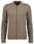 Ragman Solid Color Zip Cardigan College Collar Cotton Cashmere Vest Camel