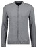 Ragman Solid Color Zip Cardigan College Collar Cotton Cashmere Vest Grijs