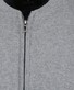 Ragman Solid Color Zip Cardigan College Collar Cotton Cashmere Vest Grijs