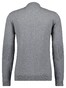 Ragman Solid Color Zip Cardigan College Collar Cotton Cashmere Vest Grijs