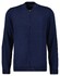 Ragman Solid Color Zip Cardigan College Collar Cotton Cashmere Vest Marine