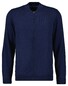 Ragman Solid Color Zip Cardigan College Collar Cotton Cashmere Vest Marine