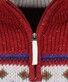 Ragman Stand Up Zip Collar Norwegian Style Pattern Trui Roestrood