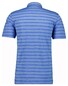 Ragman Striped Polo Blauw