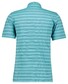 Ragman Striped Polo Emerald