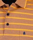 Ragman Striped Polo Oranje