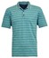 Ragman Striped Polo Polo Emerald