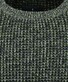 Ragman Structure Knit Pullover Roundneck Trui Donker Groen