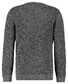 Ragman Structure Knit Pullover Roundneck Trui Grijs Melange
