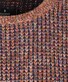 Ragman Structure Knit Pullover Roundneck Trui Terra Melange
