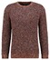 Ragman Structure Knit Pullover Roundneck Trui Terra Melange