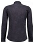 Ragman Subtle Jacquard Paisley Pattern Soft Knit Overhemd Zwart