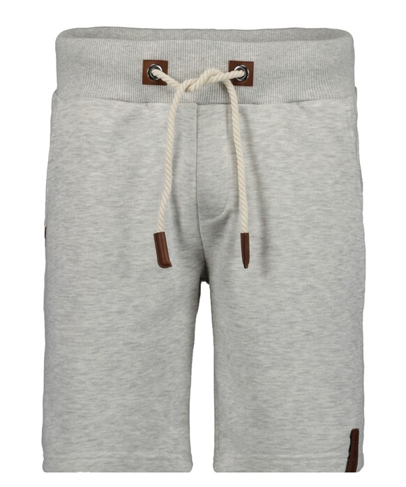 Ragman Summer Sweat Drawstring Short Joggingbroek Licht Grijs