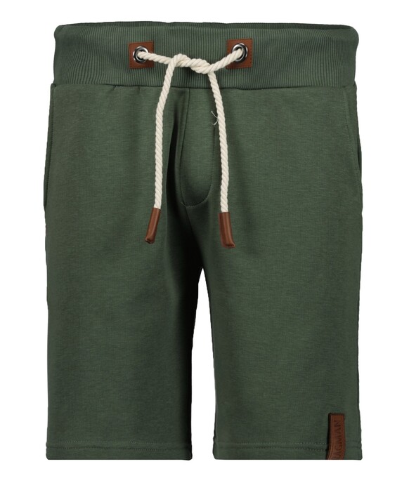 Ragman Summer Sweat Drawstring Short Joggingbroek Thyme