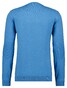 Ragman Supersoft Knit Pullover Knitted Elbow Patches Licht Blue Melange