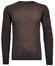 Ragman Supersoft Knit Pullover Knitted Elbow Patches Pullover Brown