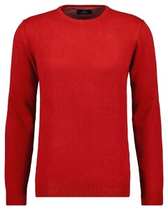 Ragman Supersoft Knit Pullover Knitted Elbow Patches Trui Aardbei