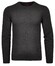 Ragman Supersoft Knit Pullover Knitted Elbow Patches Trui Antraciet