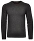 Ragman Supersoft Knit Pullover Knitted Elbow Patches Trui Antraciet