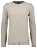 Ragman Supersoft Knit Pullover Knitted Elbow Patches Trui Beige Melange