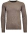Ragman Supersoft Knit Pullover Knitted Elbow Patches Trui Camel