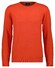 Ragman Supersoft Knit Pullover Knitted Elbow Patches Trui Coral