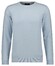 Ragman Supersoft Knit Pullover Knitted Elbow Patches Trui Ice Blue