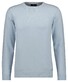 Ragman Supersoft Knit Pullover Knitted Elbow Patches Trui Ice Blue
