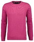 Ragman Supersoft Knit Pullover Knitted Elbow Patches Trui Magenta