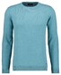 Ragman Supersoft Knit Pullover Knitted Elbow Patches Trui Mint
