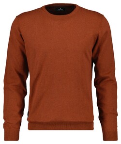Ragman Supersoft Knit Pullover Knitted Elbow Patches Trui Terra