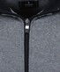 Ragman Sweat Cardigan Jacket Minimal Texture Side Pockets Vest Zwart