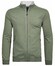 Ragman Sweat Cardigan Standup Collar Vest Khaki