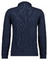 Ragman Sweat Jacket Stand Up Zip Collar Vest Donker Blauw