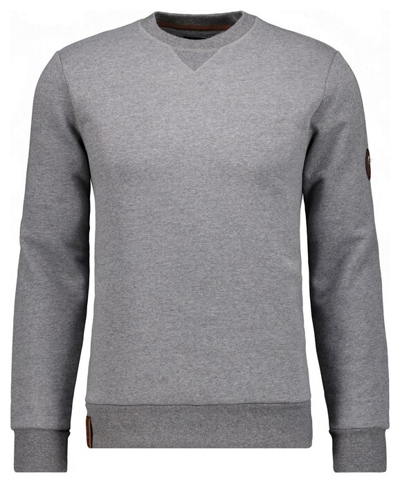 Ragman Sweat Round Neck Pullover Grey