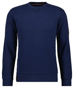 Ragman Sweat Round Neck Trui Donker Blauw