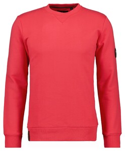 Ragman Sweat Round Neck Trui Rood