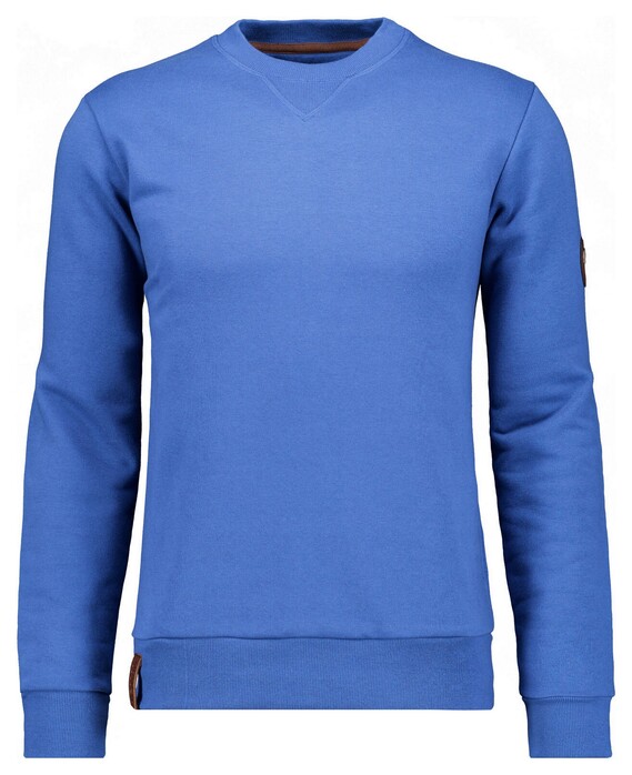 Ragman Sweat Round Neck Trui Royal Blue