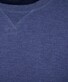 Ragman Sweat Tow-Tone Look Slub Jersey Trui Jeans Blauw