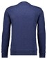 Ragman Sweat Tow-Tone Look Slub Jersey Trui Jeans Blauw