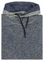 Ragman Texture Knit Stand Up Maseltov Drawstring Collar Trui Geel-Blauw