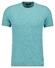 Ragman Texture Knit Tone-In-Tone Short Sleeve Round Neck Pullover Light Green