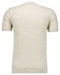 Ragman Texture Knit Tone-In-Tone Short Sleeve Round Neck Trui Ecru