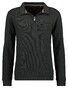 Ragman Troyer Zip Collar Chest Pocket Trui Donker Groen