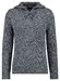 Ragman Troyer Zip Cotton Knit Pullover Elbow Patches Trui Asphalt