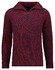 Ragman Troyer Zip Two Tone High Texture Rib Knit Trui Roestrood