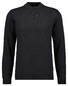 Ragman Turtleneck Knitted Cotton Cashmere Trui Antraciet