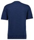 Ragman Two-Tone Short Sleeve Round Neck Sweat Trui Jeans Blauw