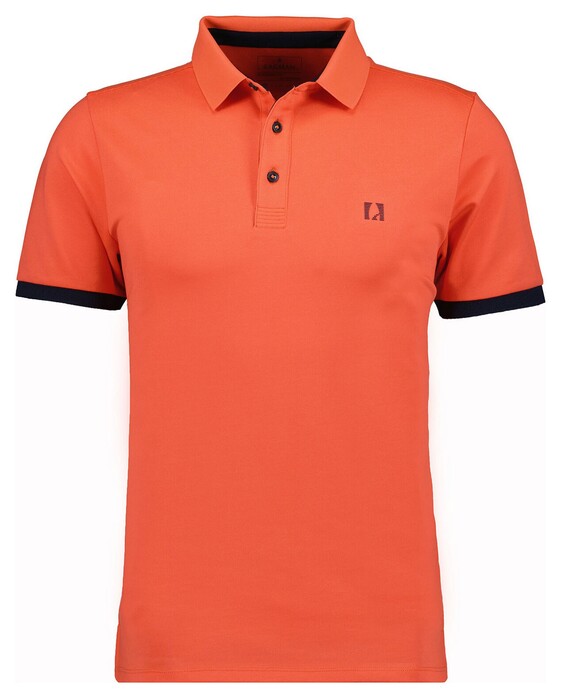Ragman Uni Color Piqué Dry Fit Finish Polo Coral